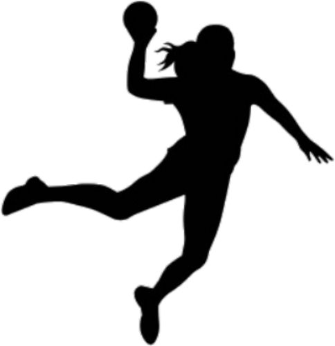 Silhouette handball femme